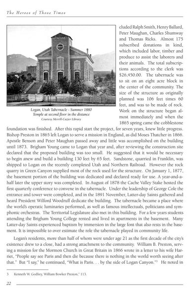 Logan, Utah A One Hundred Fifty Year History